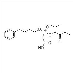 [(2-Methyl-1-propionylpropoxy)(4-phenylbutyl)phosphinoyl]acetic acid