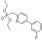 [[5-(3-Fluorophenyl)-2-pyridinyl]methyl]phosphonic acid diethyl ester