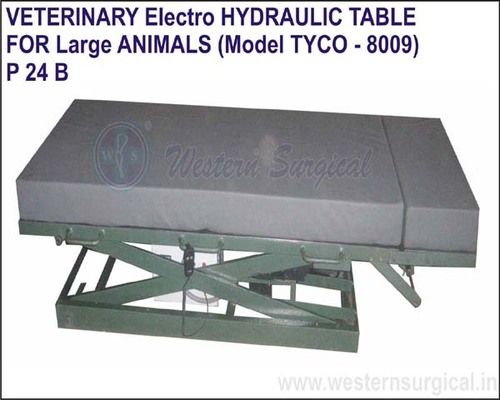 Veterinary Electro Hydraulic Table - Color: Grey