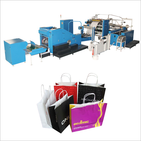Paper Shopping Bag Making Machine With Handles Online