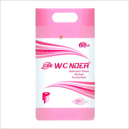 Toilet Roll - White Embossed, 11cm x 10cm, 1500 Sheets, 2 Ply | High Soft & Smooth Texture, Eco-Friendly, Optimum Sweat Absorbing Capacity, Long Shelf Life