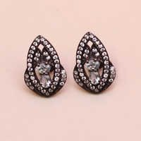 Blue Topaz 925 Sterling Sliver Earring Jewelry