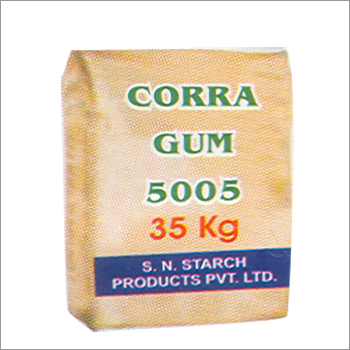 Corra Gum 5005 35 Kg - 16% Solid Content, 1:5 Powder to Water Ratio | High Binding, Cold Water Soluble, No Cooking Needed