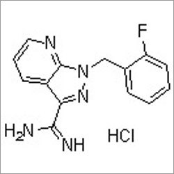1-(2-Fluorobenzyl)-1H-pyrazolo[3,4-b]pyridine-3-carboximidamide hydrochloride