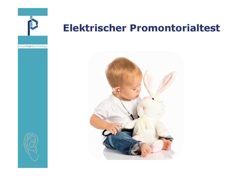 Elektrischer Promontorial test