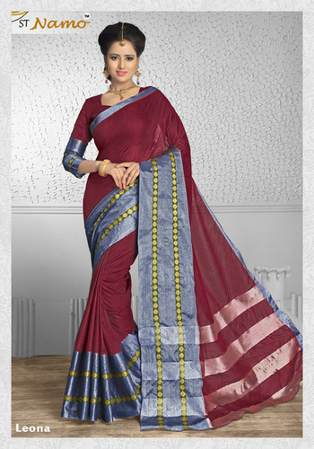 Designer Fancy Cotton Sarees