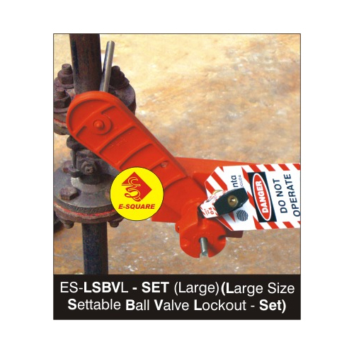Large Size Settable Ball Valve Lockout