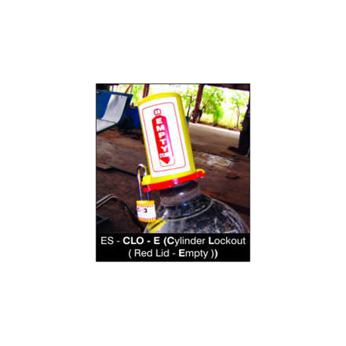 Cylinder Lockout - Red Lid - Empty