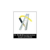 Pneumatic Pneumatic Lockout - Straight With 9 Hole