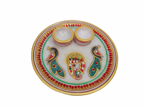 Marble Pooja Thali