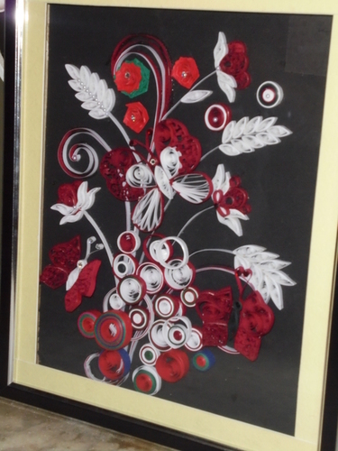 Handmade Quilling Wall Scenery