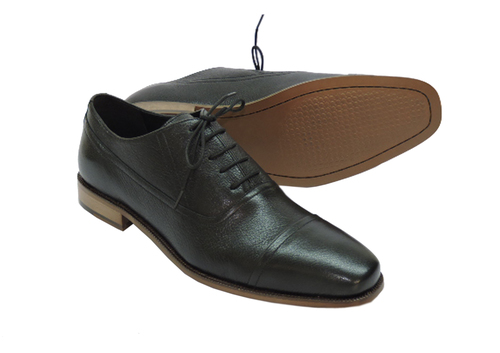 Black Leather Oxfords
