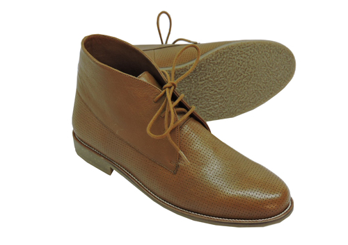 Brown Leather Ankle Boots