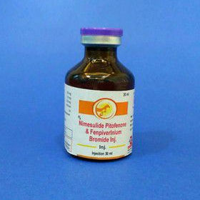 Tablets Veterinary Nimesulide, Pitofenone Fenpiverinium Injection