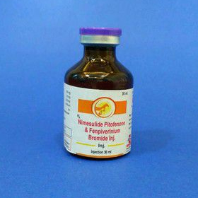 Veterinary Nimesulide, Pitofenone fenpiverinium Injection