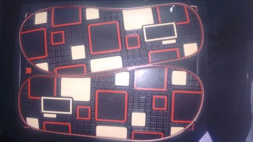 Printing and Embosing Chappal Bottom