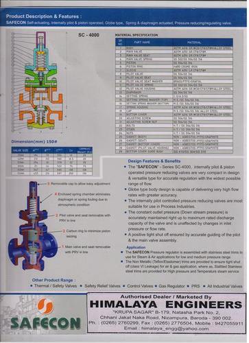 Pressure Reducing valve By HIMALAYA ENGINEERS