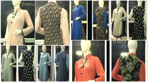Gulnaaz - Cotton Blend Kurti, 42-45 Inch Length, Mandarin Neckline | Stylish Design, Comfortable Fit, Multiple Colors