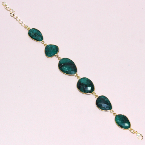 Dyed Emerald 925 Sterling Sliver Earring Jewelry