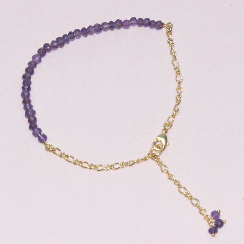 Amethyst 925 Sterling Sliver Bracelet Jewelry