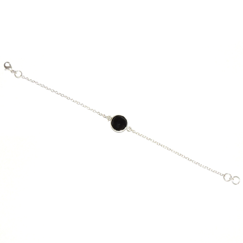 Black Onyx  925 Sterling Sliver Bracelet Jewelry