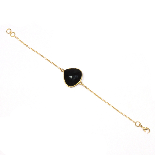 Black Onyx 925 Sterling Sliver Bracelet Jewelry