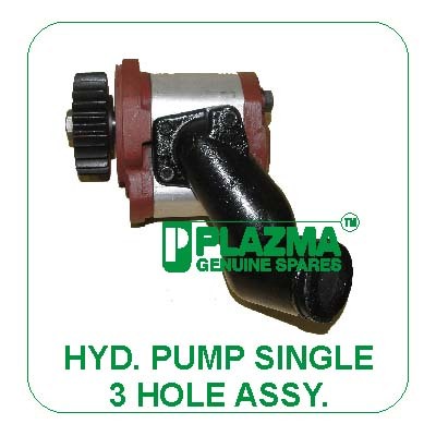 Hyd. Pump Single 3 Hole Assy  Green Tractor