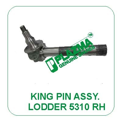 King Pin Assy. Lodder 5310 RH Green Tractor - Steel, 20-30mm Diameter, 150-250mm Length | Durable, Reliable, Precision, Chrome Finish