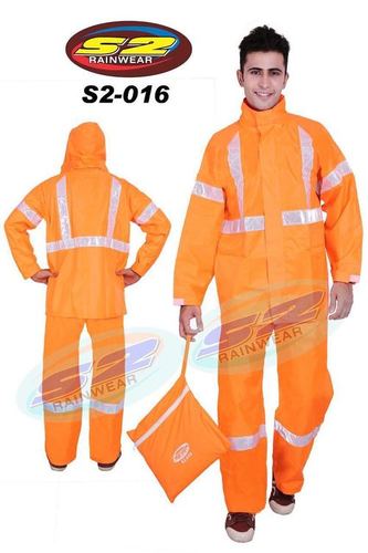 Orange S2 Reflective Rain Suit