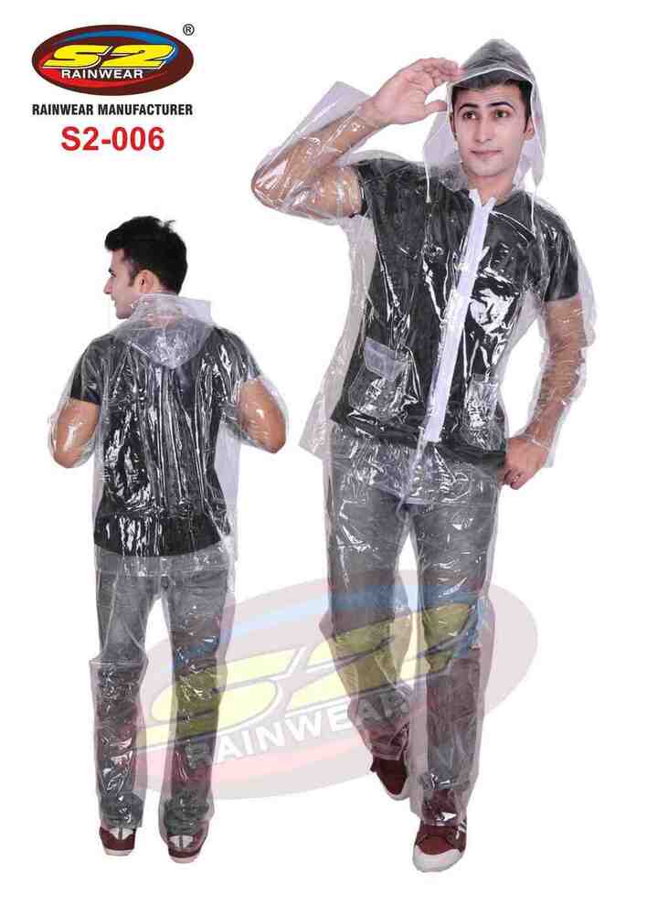 Polyester Transparent Raincoat