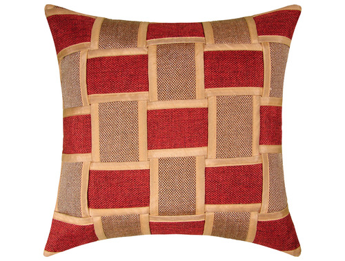 Zamzam Creations Jute Cushion Cover