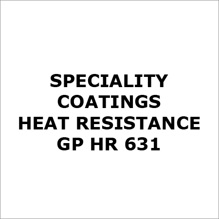 Specially Coatings Heat Resistance GP HR 631