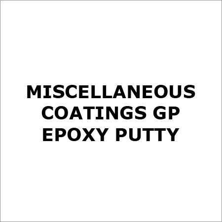 Miscellaneous Coatings GP Epoxy Putty