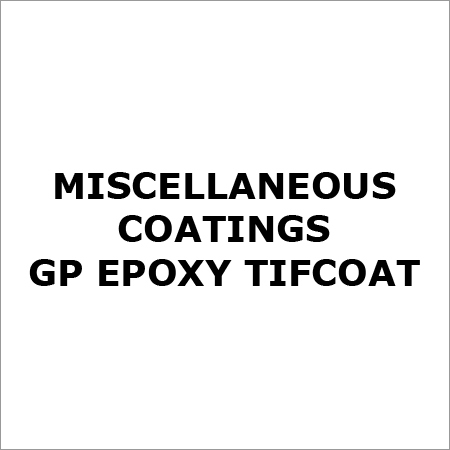 Miscellaneous Coating GP Epoxy Tifcoat