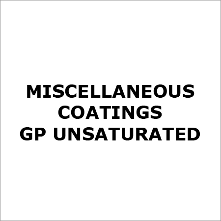Miscellaneous Coating GP Unsaturated