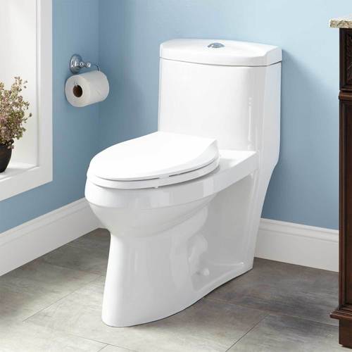 White 1 Piece Water Closet