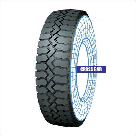 Cross Bar Precured Tread - Rubber, 10.00x20 to 8.25x20, Tread Depth 127-103mm | Durable, Puncture Resistant, Chip Resistant