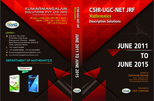 CSIR UGC NET JRF Mathematics Books