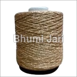 Badla Zari Thread - Polyester/Viscose, 1-3 mm Gold | Superb Strength, Flawless Finish, Colorfastness