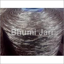 Zari Tar Dori - Polyester Yarn, 1-2 mm Diameter, Silver | Excellent Shine, Easy Stitching, Trendy Pattern