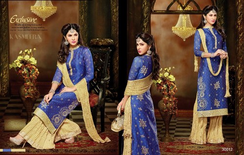 DESIGNER LADIES PLAZZO SALWAR SUIT