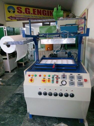 Brand S.G.Engineer Thermoformin/Thermocol Dona-plate Machine