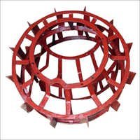 Red Tractor Cage Wheel