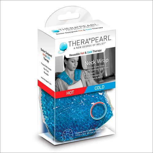 THERA PEARL Neck Wrap - 11.5x13 Inches | Pain Relief for Stiff Neck, Sore Shoulders & Spine Pain, Hot or Cold Therapy