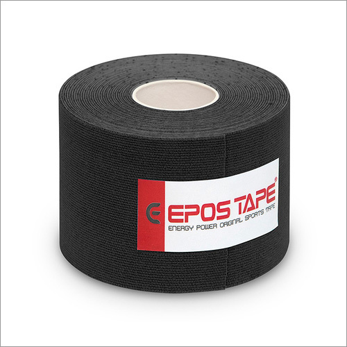EPOS Kinesiology Tape - Cotton Fabric 5cm x 5m | Hypoallergenic, Water-Resistant, Pain Relief, Latex Free, Breathable, Enhanced Ventilation