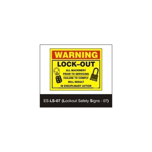 Warning Lockout Signs
