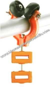 Plastic Double Wheel Pipe Trolley