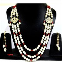 Pearl Beaded Multi layered Necklace