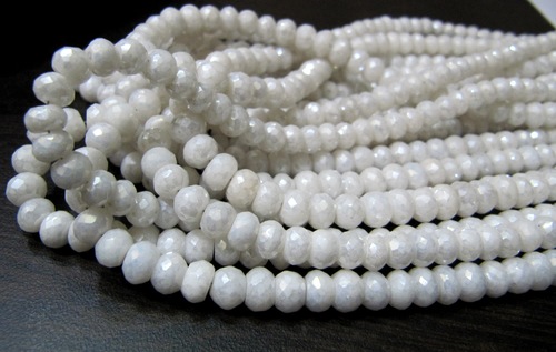 Silverite Faceted Beads