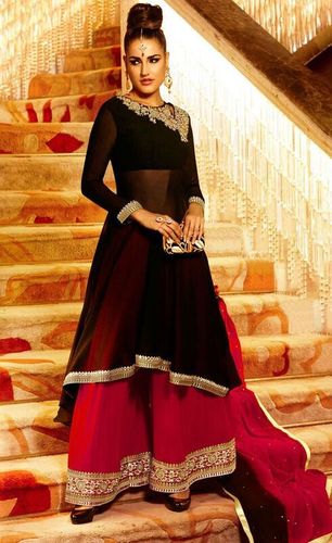 Black Wedding Lehenga